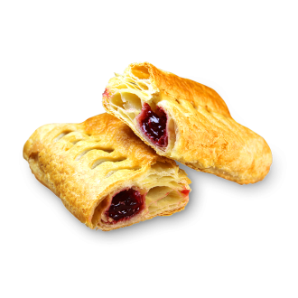 Пиріг слоєний з вишнею